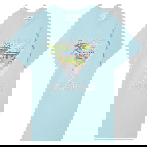 Casablanca Tennis Club Icon Pale Blue T-Shirt