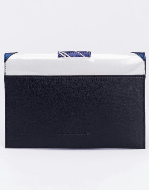 Vanilla Underground Danielle Nicole Womens Black Ravenclaw Clutch Bag (One Size)