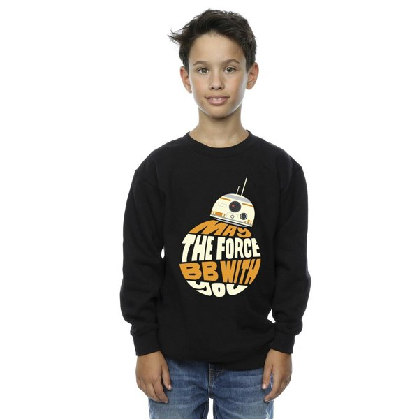 Star Wars Boys May The Force BB8 Sweatshirt - Black