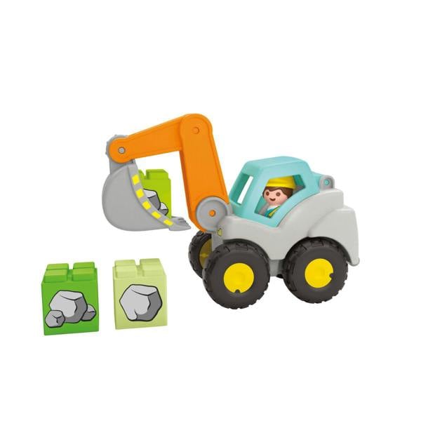 Playmobil JUNIOR: Shovel Excavator - 71684 Playset