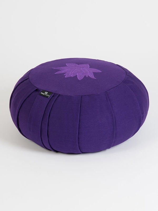 Yoga Studio GOTS Organic Cotton Round Lotus Zafu Buckwheat Cushion