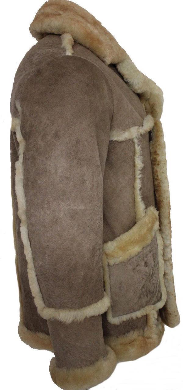 Infinity Leather Men’s Designer Winter Sheepskin Fur Coat-Zaragoza