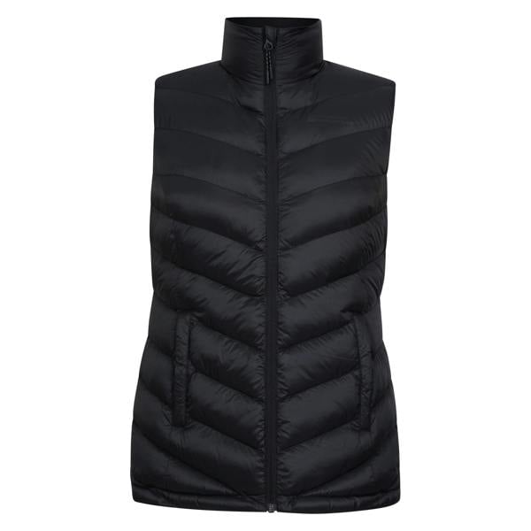 Mountain Warehouse Womens/Ladies Seasons Faux Fur Lined Gilet - Black - 