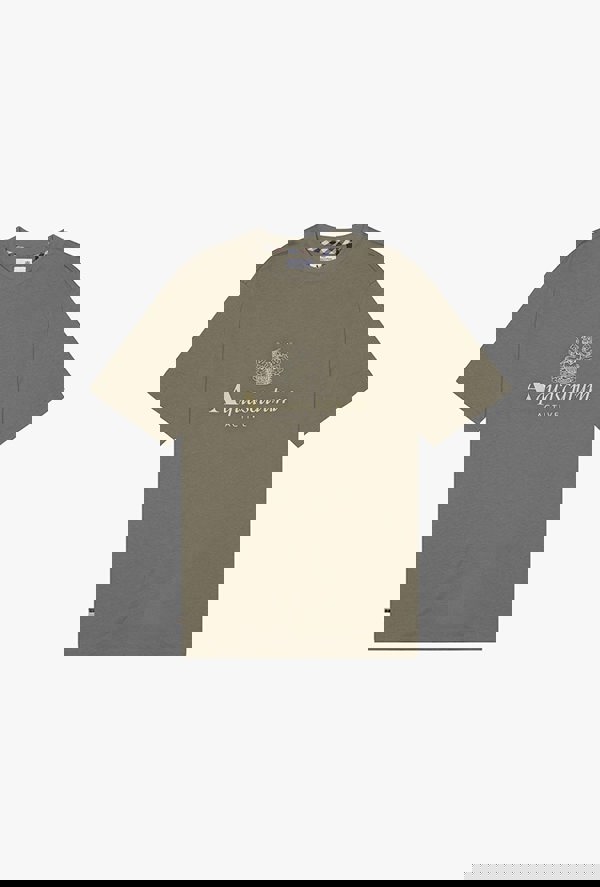 Aquascutum Big Logo T-Shirt - Army green