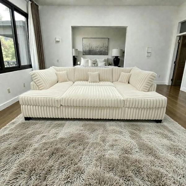 Snug Furniture Large Jumbo Cord Cinema Sofa