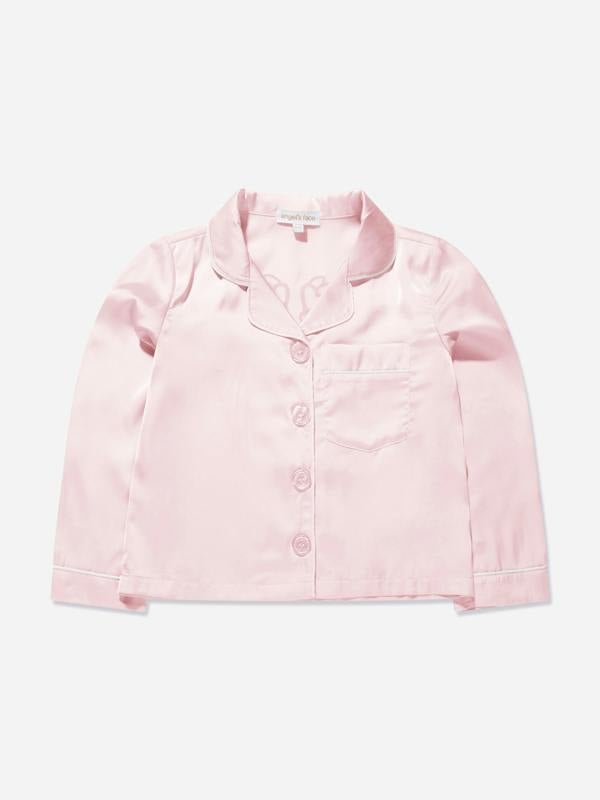 Angels Face Girls Satin Aretha Long Sleeve Pyjamas