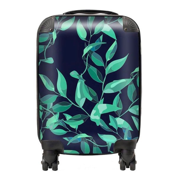 Warren Reed Delicate Green Foliage Suitcase