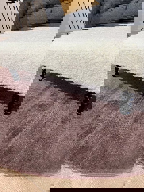 cuddle fabric off white Footstool 