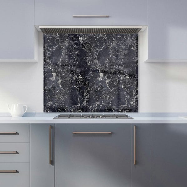 Warren Reed - Designer Black Quartz Effect Kitchen Splashback