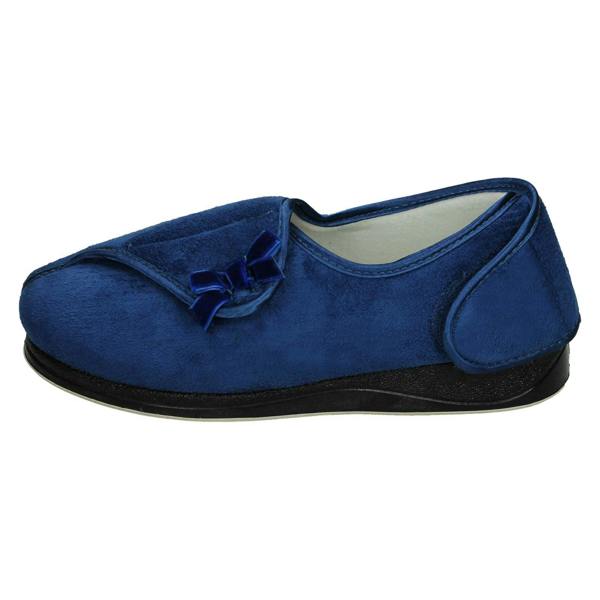 Padders Ladies Padders Hook And Loop Comfort Slippers Penny