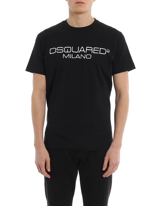 Dsquared2 Cool Fit Milano Logo Black T-Shirt