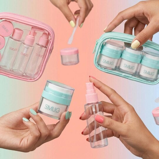 SMUG Travel Pump Jar Set - Mint Green