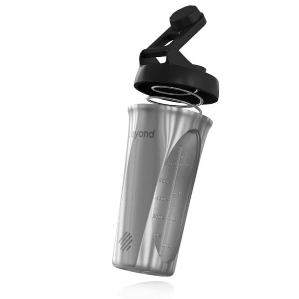 Beyond Shakers Brushed Steel & Black Twist