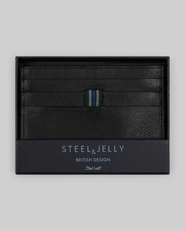 Steel & Jelly Leather Card Holder