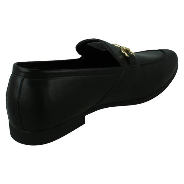 Thomas Blunt Mens Thomas Blunt Slip On Loafer Shoes With Metal Trim A1133