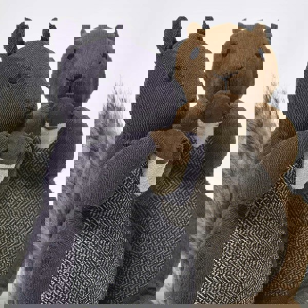 HOMESCAPES Luxury Fabric Squirrel Doorstop Set of 2