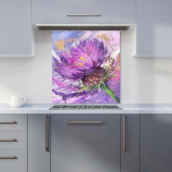 Warren Reed - Designer Abstract Thistle Explosion Kitchen Splashback