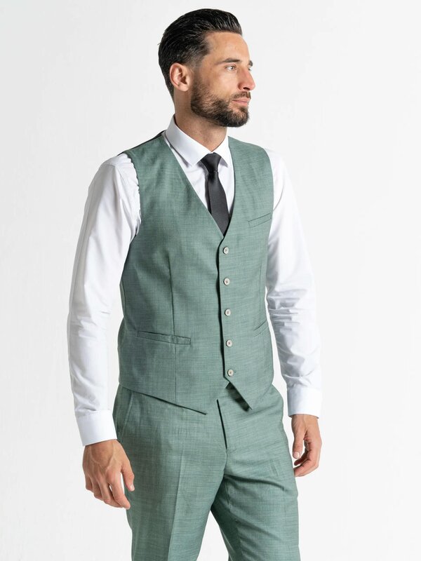 V2 Classic Henry - Light Green Three Piece Suit