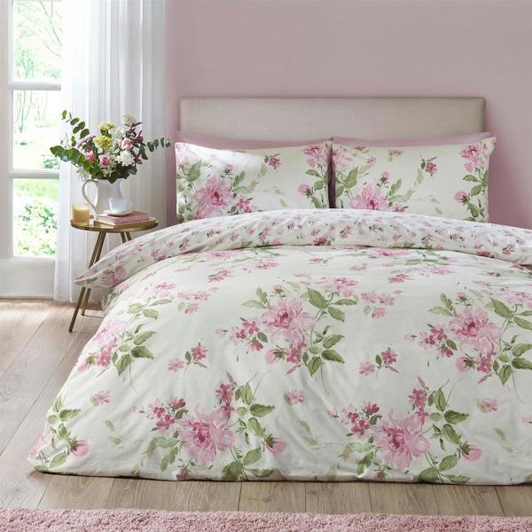 Avebury Floral Cream Duvet Cover Set