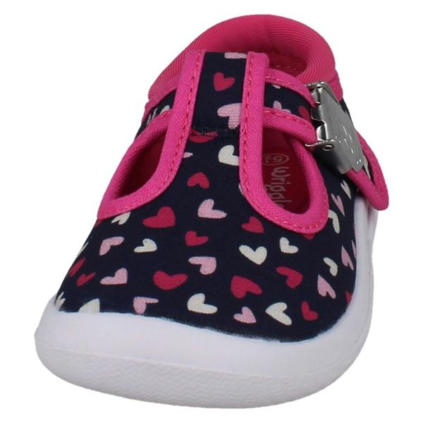 Start-rite Kids Startrite First Walking Canvas T-Bar Shoes Wriggles T-Bar