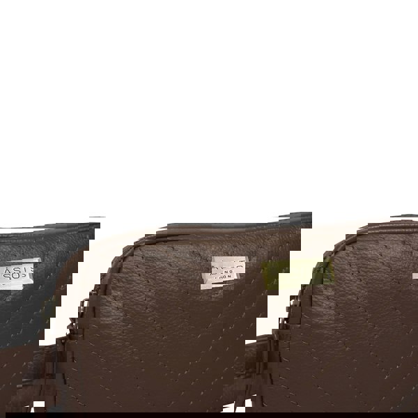 Assots London 'STELLA' Tan Quilted Pebble Grain Leather Bum Belt Bag