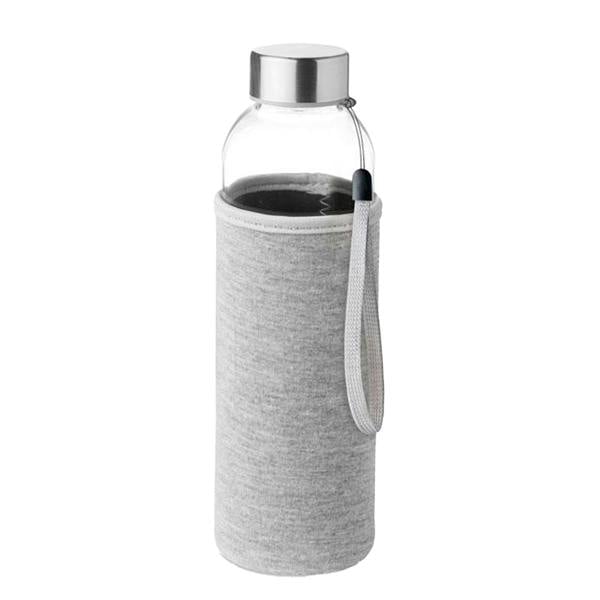MidOcean Utah Glass 500ml Water Bottle - Grey - 