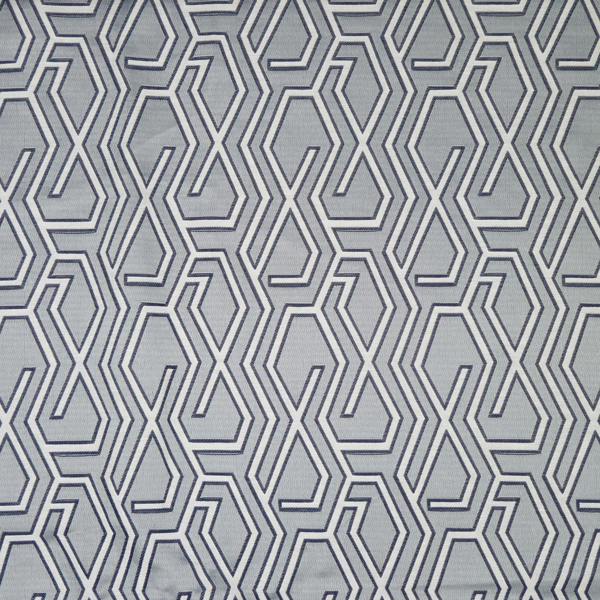 Manhattan* fabric close-up in Wedgewood