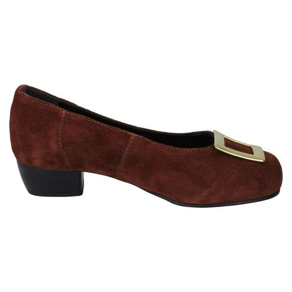 Da Bella Ladies Da Bella Heeled Court Shoes With Buckle Detail Kate