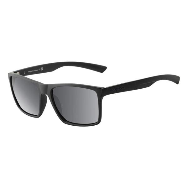 Dirty Dog VOLCANO - Satin Black with Polarized Smoke Lens