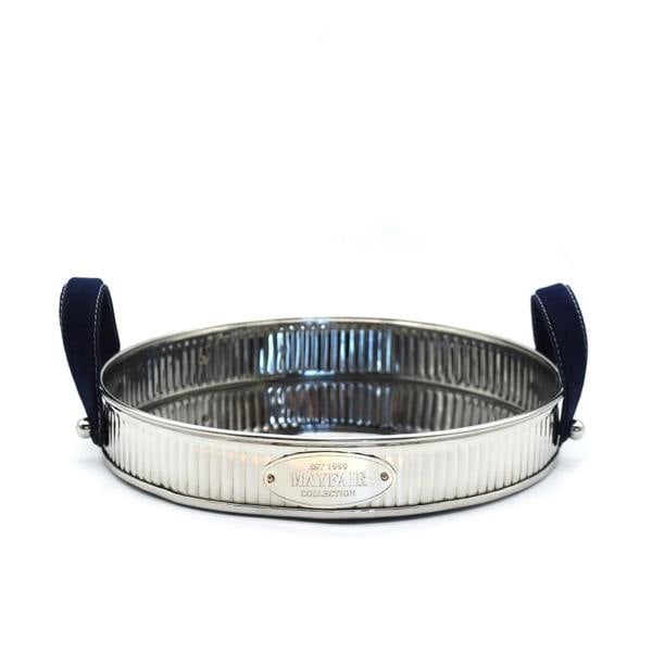 Culinary Concepts Mayfair Serving Tray with Navy Handles