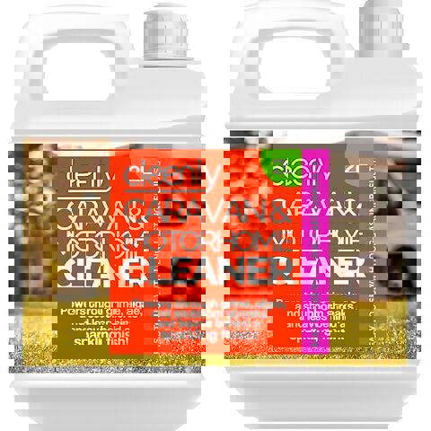 Cleenly Caravan and Motorhome Cleaner Easy to Use Formula to Remove Black Streaks Dirt Grime and Algae (2 Litres)