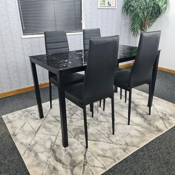 Kosy Koala Dining Table Set with 4 Chairs Dining Room, and Kitchen table set of 4