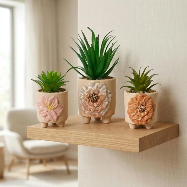 Garden Greatness Trio Spring Artificial Potted Plant Decoration