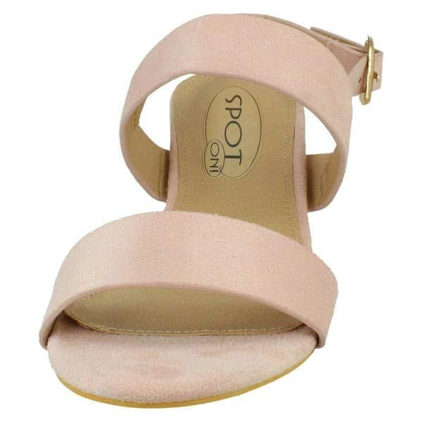Spot On Ladies Spot On Block Heel Mules F12014