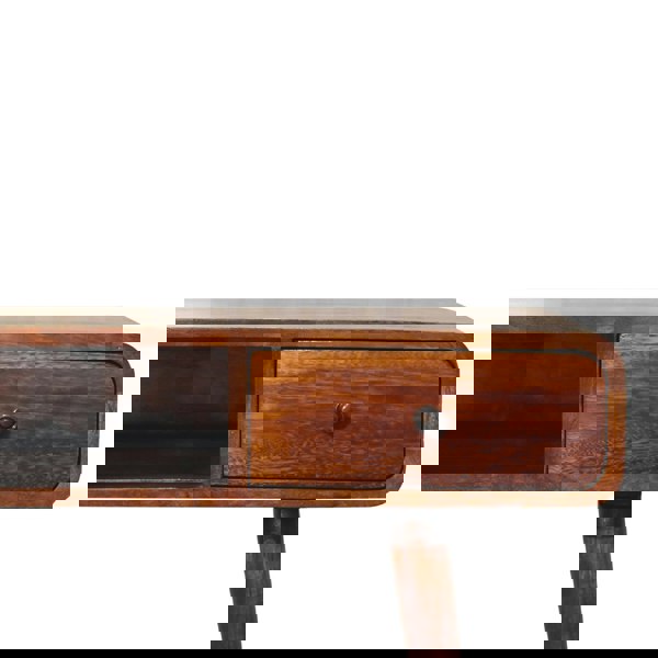 Artisan Furniture Curved Chestnut Writing Desk