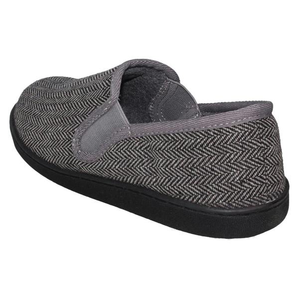 Clarks Mens Clarks Textile Slip On Twin Gusset Slippers King Ease