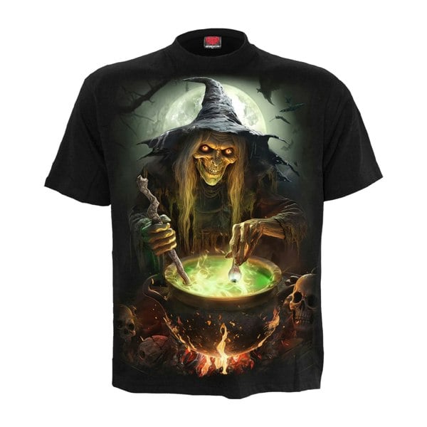 Spiral Direct Unisex Adult Witch´s Brew Short-Sleeved T-Shirt - Black