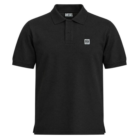 Diesel T-Smith 250104 Off Black Men's Polo Shirt