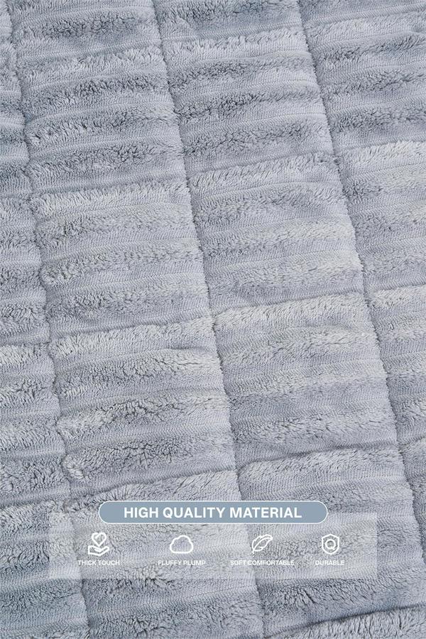Living and Home Soft Decorative Non-slip Sofa Protector with Textured Design