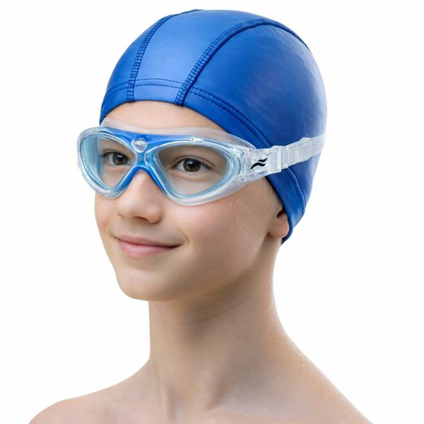 Aqua Speed Kids Anti Fog UV Wide View Swim Mask |  Boys & Girls Comfy Fit Swimming Mask