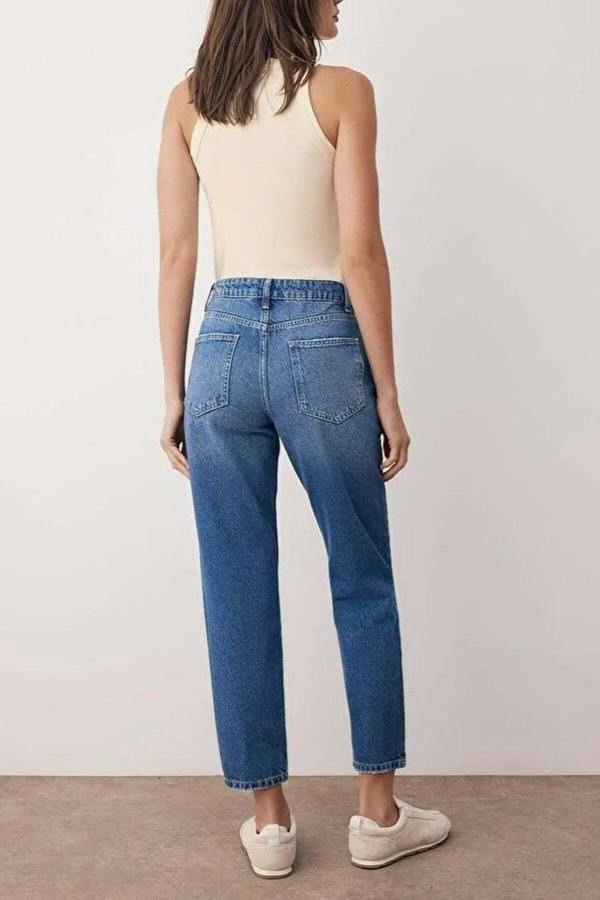 WOVCOR High Waist Mom Jeans