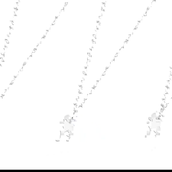 Lakeland Terrier Silhouette Silver Necklace - Personalised - MYLEE London