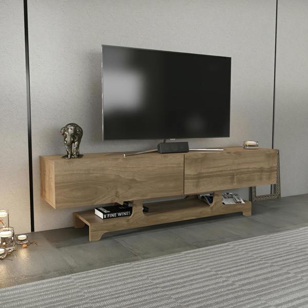 Decorotika Tera Modern TV Stand TV Cabinet for TV's up to 72"