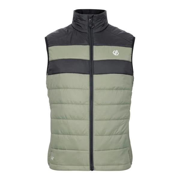 Dare 2B Mens Touring II Colour Block Gilet - Olivine Green/Black - 