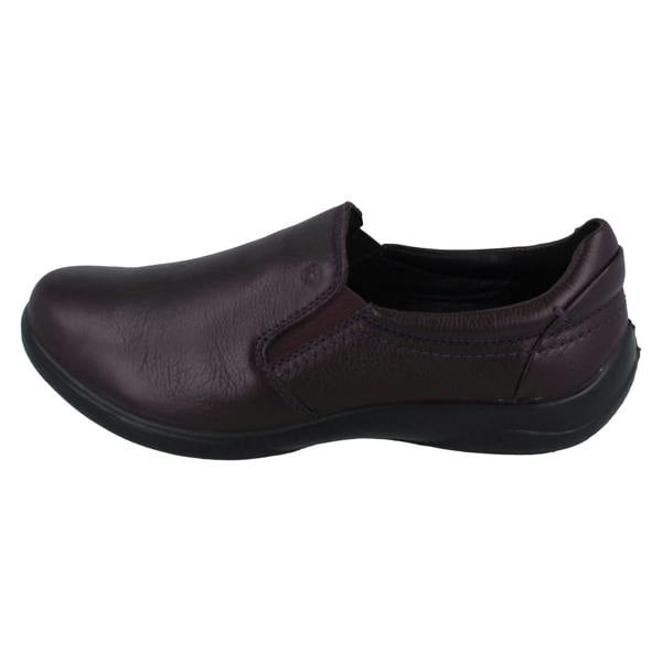 Padders Ladies Padders Leather Slip On Extra Wide Dual Fitting Formal Shoes Nico