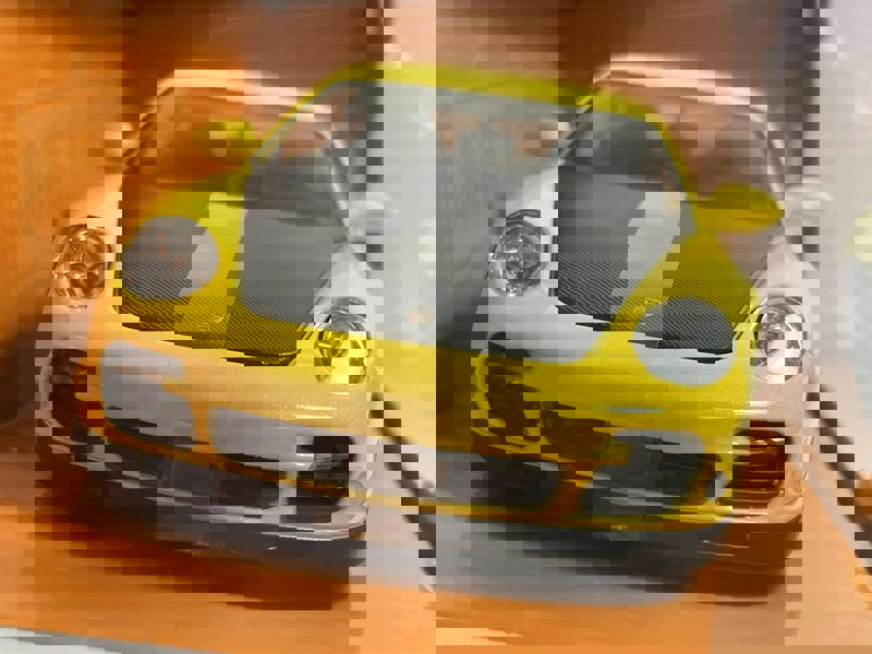 Jada Porsche Hyperspec 911 Turbo 997 2007 Yellow 1:24 Scale Jada 35493