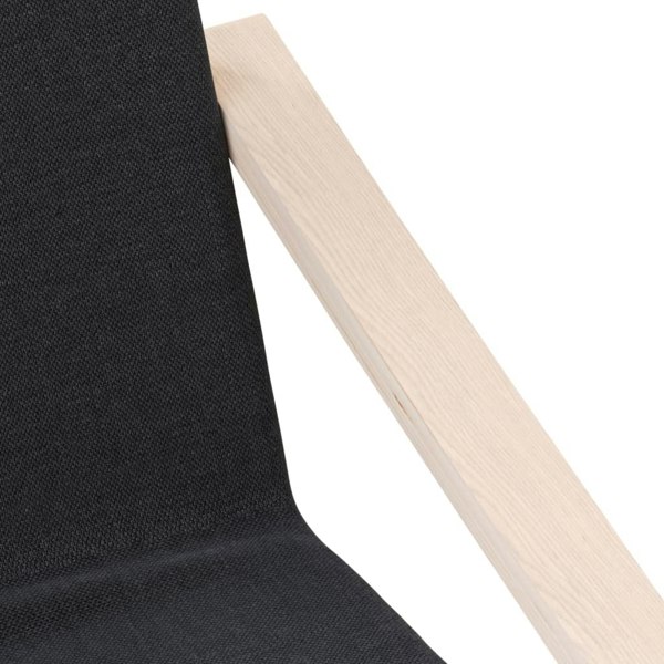 Berkfield Relaxing Chair Black Fabric