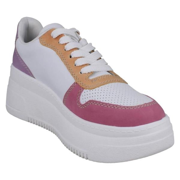 Rieker Ladies Rieker Vegan Wedge Colour Block Trainers M7814