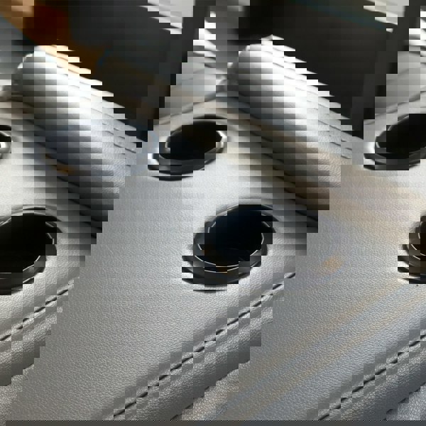 Furnishings For Less Leather 5 Seater Reclining Corner Sofa + Drinks Tray