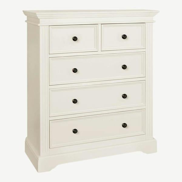 Statement Furniture Gainsborough Chest of Drawers, 2 Over 3 Large Bedroom Storage Assembled